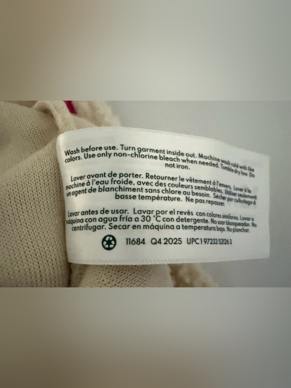 Carter’s Baby Girl 12M Sherpa Fleece One-Piece Jumpsuit Cream Pink Full Zip - Picture 13 of 13